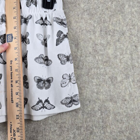 Art Class Pajama Set Butterfly Print White/Black Comfortable Sleepwear - Picture 6 of 9